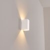 Hoods Lampe murale d´extérieur, Luminaire Up & Down, Applique murale LED Blanc, 1 lumière