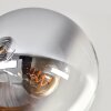 Gastor Plafonnier 87 cm Chrome, Clair, 8 lumières