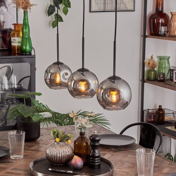 Ripoll Suspension Fumé, 3 lumières