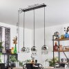 Ripoll Suspension Chrome, Clair, 3 lumières