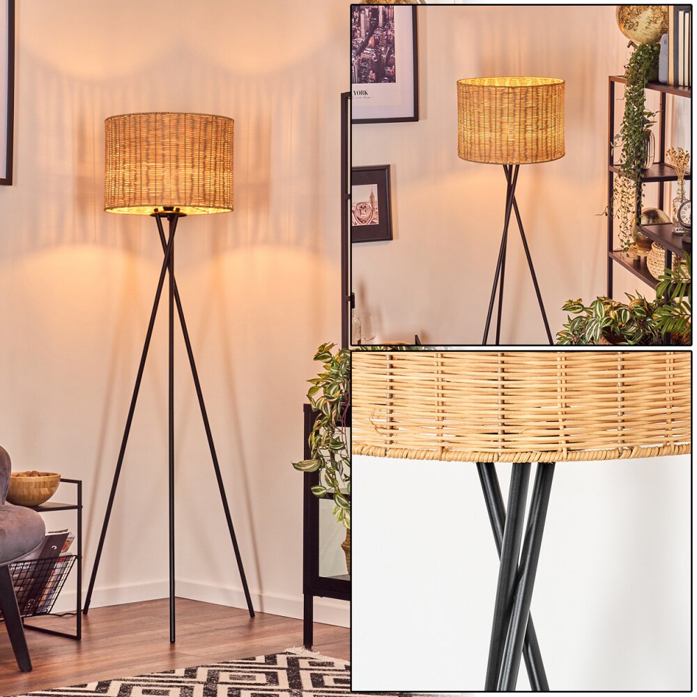 Cavaca Lampadaire Noir, 1 lumière main product photo
