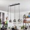 Ripoll Suspension Clair, Fumé, 3 lumières