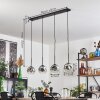 Ripoll Suspension Chrome, Clair, 4 lumières