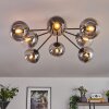 Gastor Plafonnier 87 cm Clair, Fumé, 8 lumières