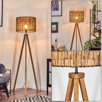 Cando Lampadaire Écru, 1 lumière