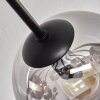 Gastor Plafonnier 83 cm Ambre, Fumé, 10 lumières