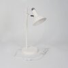 Vouzy Lampe à poser Blanc, 1 lumière