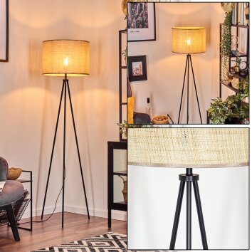 Sabadim Lampadaire beige, 1 lumière