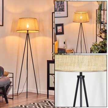 Sabadim Lampadaire beige, 1 lumière