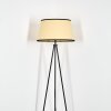 Chellas Lampadaire beige, Noir, 1 lumière