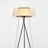 Chellas Lampadaire beige, Noir, 1 lumière