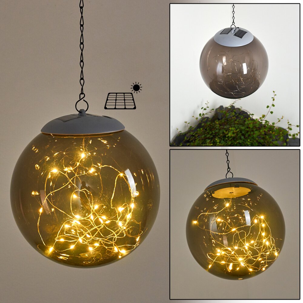 lampe solaire Horsens LED Blanc, 1 lumière main product photo