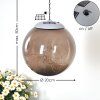 lampe solaire Horsens LED Blanc, 1 lumière