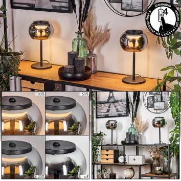 Izenave Lampe à poser, Liseuse Noir, 1 lumière