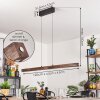 Carbellino Suspension LED Blanc, 1 lumière