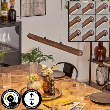 Carbellino Suspension LED Blanc, 1 lumière