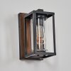 Portalis Lampe murale d´extérieur Brun, Couleur bois, Noir, 1 lumière