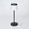 Algeraz Lampe de table d'extérieur, Lampe à poser LED Noir, 1 lumière