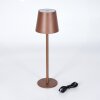 Vannie Lampe de table d'extérieur, Lampe à poser LED Brun, 1 lumière