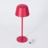 Asen Lampe de table d'extérieur, Lampe à poser LED Rose, 1 lumière