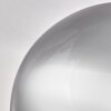 Gastor Plafonnier, Boule lumineuse Chrome, Fumé, 3 lumières