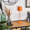 Belece Lampe de table d'extérieur, Lampe à poser LED Orange, 1 lumière