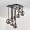 Gastor Plafonnier, Boule lumineuse Fumé, 9 lumières