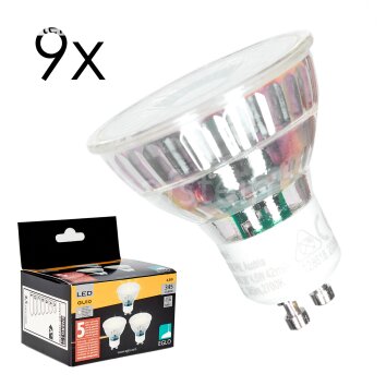 GU10 LED 4.5 Watt blanc chaud 345 Lumen