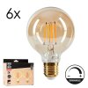 E27 LED 6 Watt blanc chaud dimmable 650 Lumen