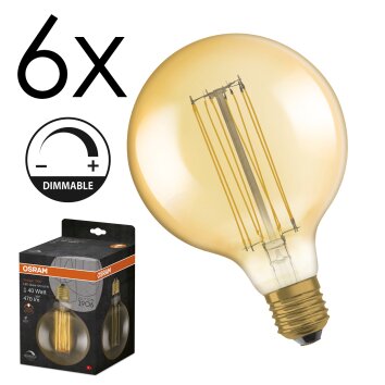 E27 LED 5.8 Watt blanc chaud dimmable 470 Lumen