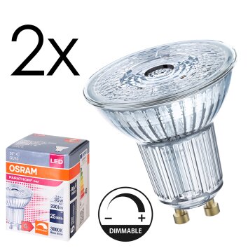 GU10 LED 3.4 Watt blanc chaud dimmable 230 Lumen