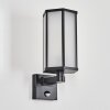 Monfanim Lampe murale d´extérieur Noir, 1 lumière