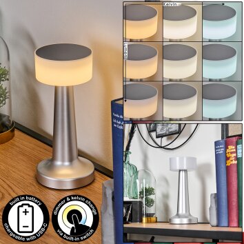 Gallboda Lampe à poser LED Argenté, 1 lumière