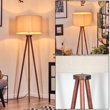 Flemming Lampadaire Brun foncé, 1 lumière