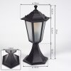 Loria Borne lumineuse Noir, 1 lumière