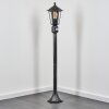 Loria Luminaire extérieur, Eclairage de chemin Noir, Argenté, 1 lumière, Détecteur de mouvement