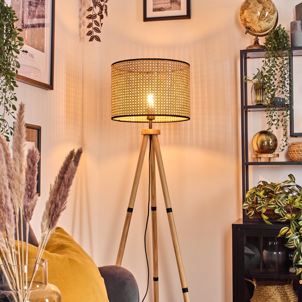Ramila Lampadaire Écru, 1 lumière