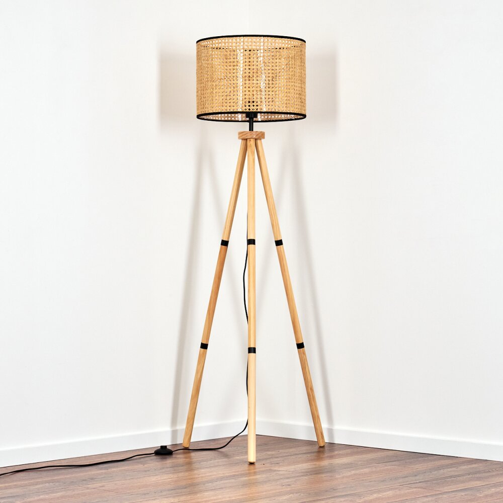Ramila Lampadaire Écru, 1 lumière