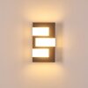 Applique murale d'extérieur Lannion LED Acier inoxydable, 3 lumières