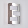 Applique murale d'extérieur Lannion LED Acier inoxydable, 3 lumières