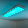 Plafonnier WABOS LED Blanc, 1 lumière, Télécommandes, Changeur de couleurs