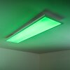 Plafonnier WABOS LED Blanc, 1 lumière, Télécommandes, Changeur de couleurs