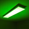 Plafonnier WABOS LED Blanc, 1 lumière, Télécommandes, Changeur de couleurs
