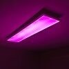 Plafonnier WABOS LED Blanc, 1 lumière, Télécommandes, Changeur de couleurs