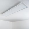Plafonnier WABOS LED Blanc, 1 lumière, Télécommandes, Changeur de couleurs