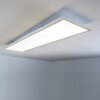 Plafonnier WABOS LED Blanc, 1 lumière, Télécommandes, Changeur de couleurs