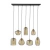 Pendelleuchte Suspension Anthracite, 7 lumières