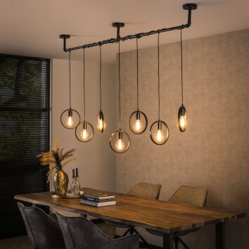 Pendelleuchte Suspension Anthracite, 7 lumières