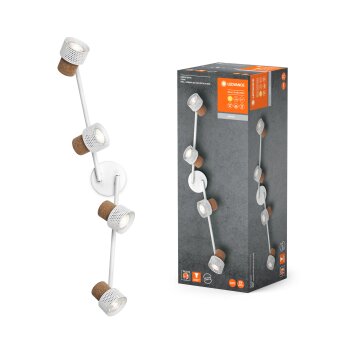 Spot Plafonnier, Spot de plafond Luminaires Ledvance LED Blanc, 4 lumières