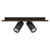 Spot Plafonnier Luminaires Ledvance LED Couleur bois, Noir, 2 lumières